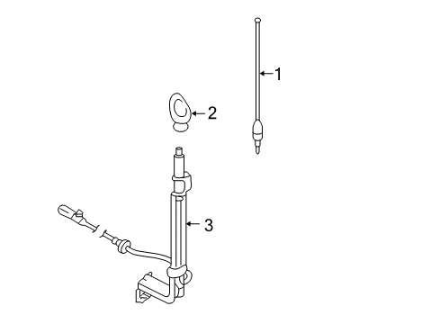 2011 Mazda Tribute Antenna & Radio Diagram