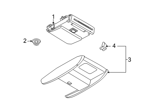 2007 Mazda CX-9 Entertainment System Components