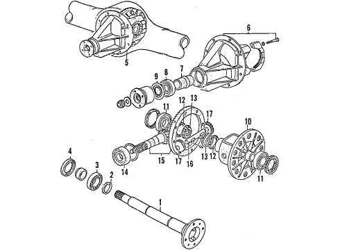 1984 Mazda B2000 Front Brakes Diagram