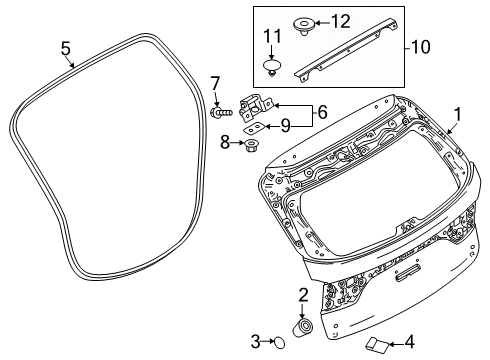 2025 Mazda CX-70 Gate & Hardware
