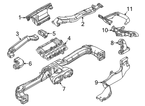 2022 Mazda MX-30 EV Ducts