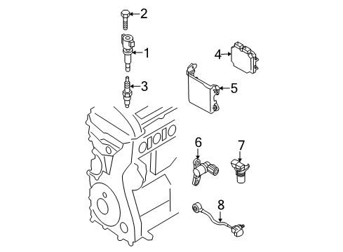 2012 Mazda 3 PCM Diagram for L5G1-18-881A