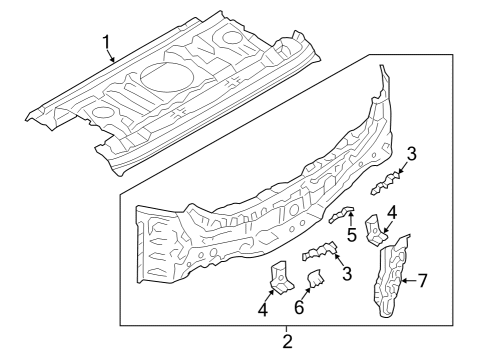 2020 Mazda 3 Rear Body Diagram 2