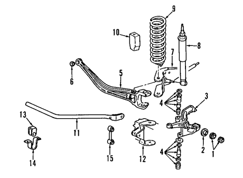 1992 Mazda Navajo Front Suspension