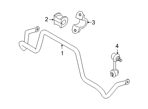 2007 Mazda 6 Stabilizer Bar & Components Diagram 6