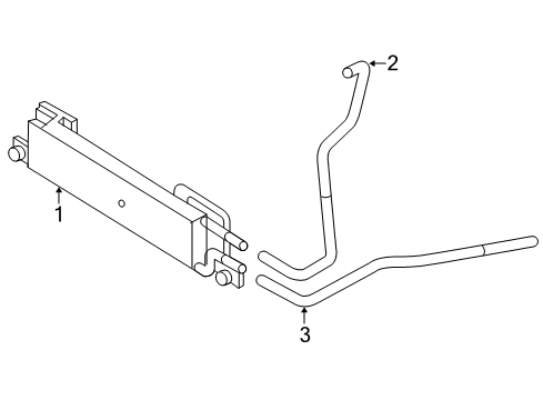 2008 Mazda Tribute Transmission Cooler Diagram for FWA1-19-9F0