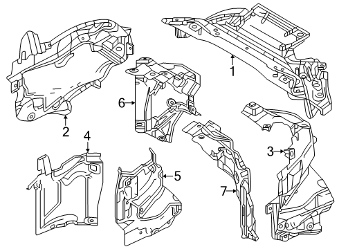 2024 Mazda CX-90 Heat & Sound Insulators Diagram 2