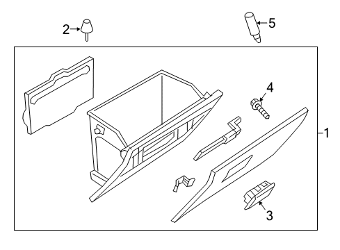 2016 Mazda CX-9 Glove Box