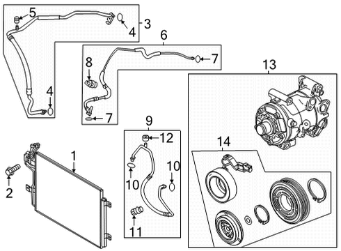 2024 Mazda CX-30 Air Conditioner Diagram 2