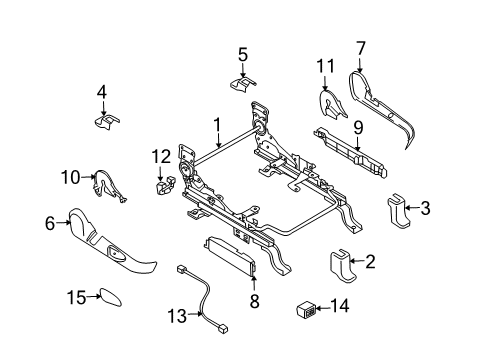 2006 Mazda 5 Tracks & Components Diagram 2