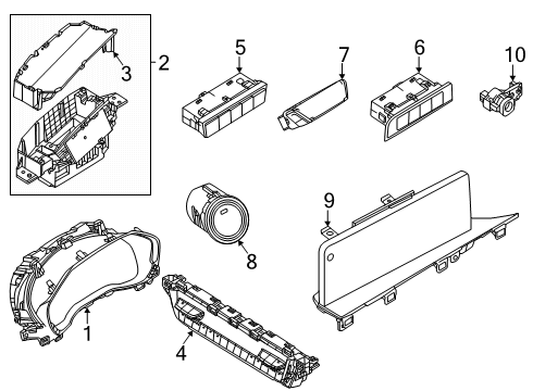 2024 Mazda CX-90 Sensor, Incar Diagram for KR9P-61-757A
