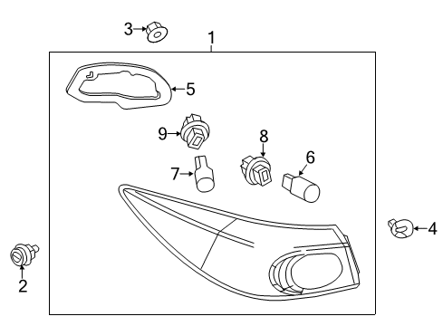 2015 Mazda 3 Tail Lamps Diagram
