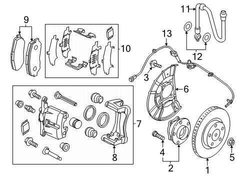 2025 Mazda CX-70 Front Brakes