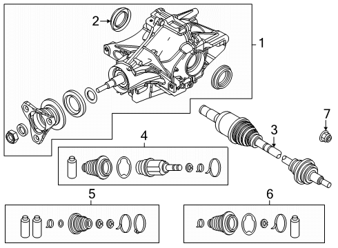 2024 Mazda CX-90 Rear Axle