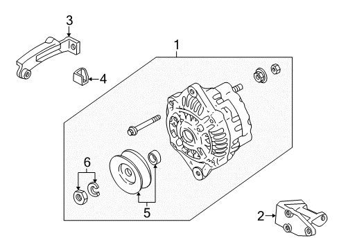 2003 Mazda Protege Alternator Diagram 2