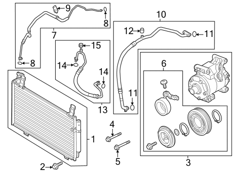 2023 Mazda CX-50 Air Conditioner Diagram 2
