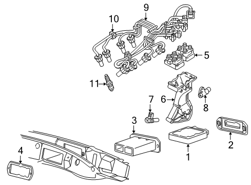 2003 Mazda B2300 Ignition System Diagram