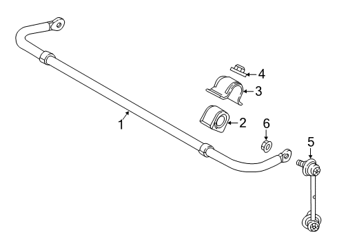 2017 Mazda CX-9 Stabilizer Bar & Components Diagram 4
