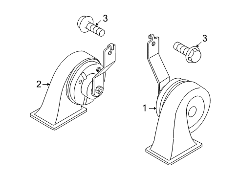 2008 Mazda CX-9 Horn Diagram