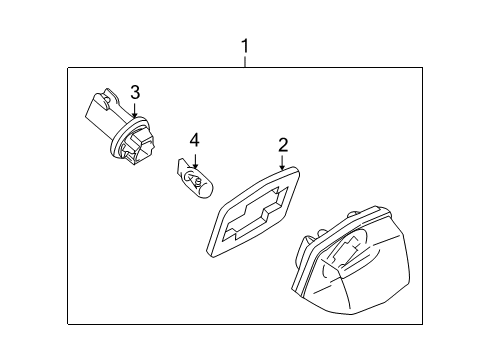 2011 Mazda 6 License Lamps Diagram