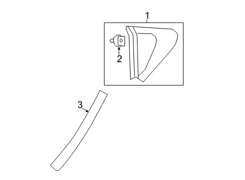 2018 Mazda 6 Exterior Trim - Quarter Panel