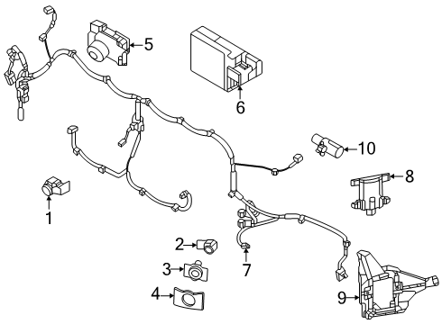 2024 Mazda CX-90 Electrical Components - Front Bumper
