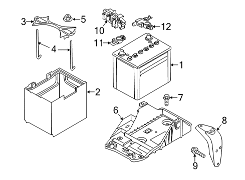 2016 Mazda 6 Battery