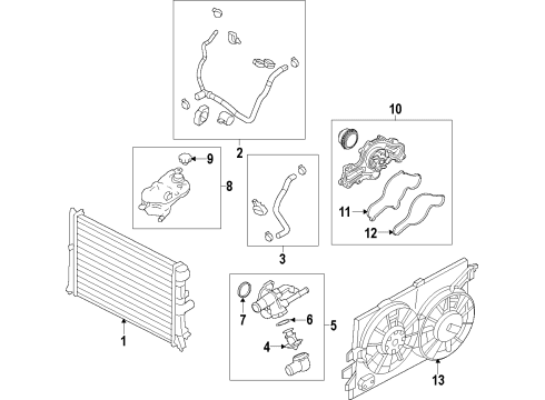 2009 Mazda 6 Cooling System Diagram