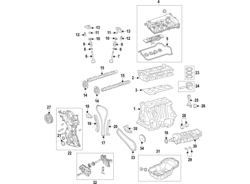 2023 Mazda CX-5 Balance Shafts Diagram