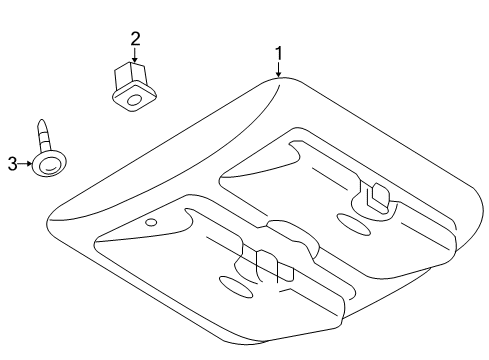 2011 Mazda Tribute Overhead Console Diagram 2