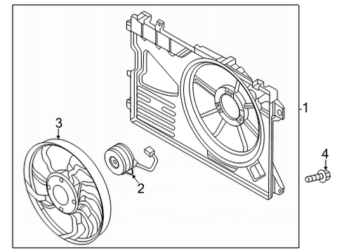 2021 Mazda CX-30 Cooling Fan Diagram 2