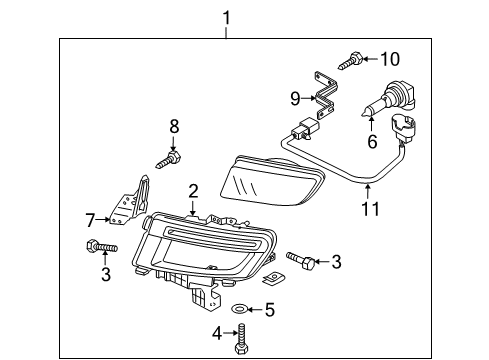 2007 Mazda 3 Fog Lamps Diagram 2
