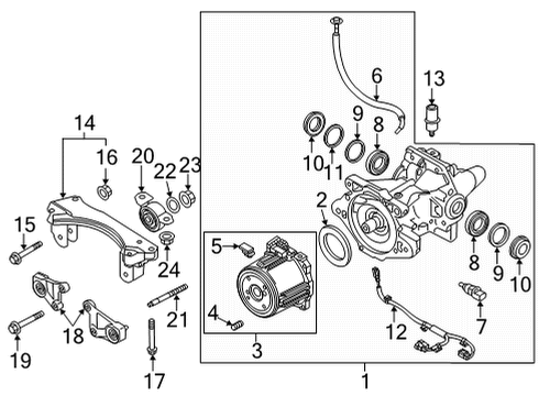 2024 Mazda CX-30 Axle & Differential - Rear