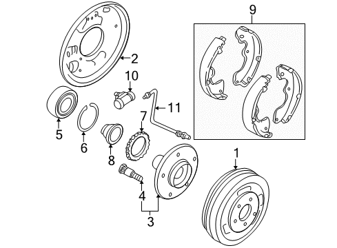 2006 Mazda Tribute Anti-Lock Brakes Diagram 2