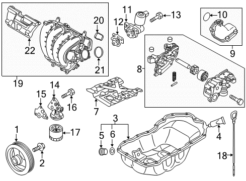 2017 Mazda CX-3 Engine Parts Diagram
