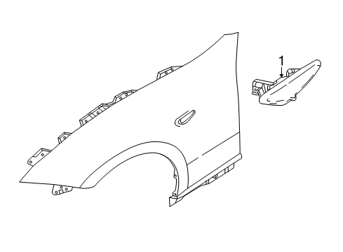 2024 Mazda MX-5 Miata Exterior Trim - Fender