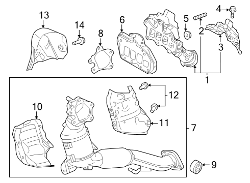 2023 Mazda CX-50 Exhaust System Diagram 3