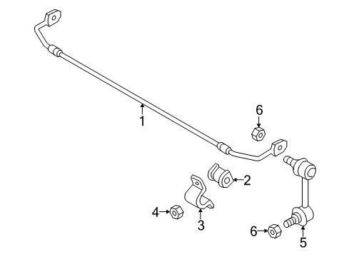 2006 Mazda MX-5 Miata Stabilizer Bar & Components Diagram 2