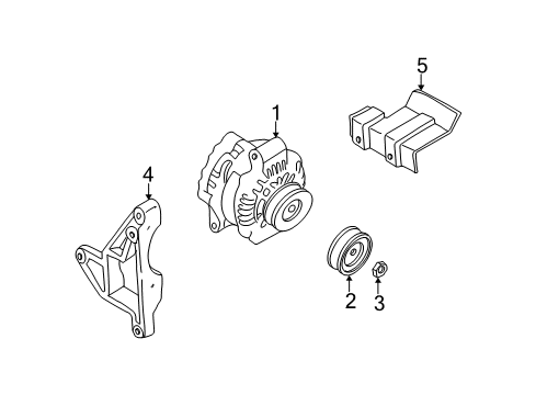 2004 Mazda MPV Alternator Diagram 2