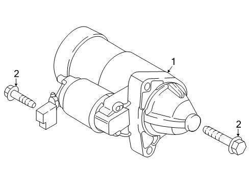 2025 Mazda CX-70 Starter