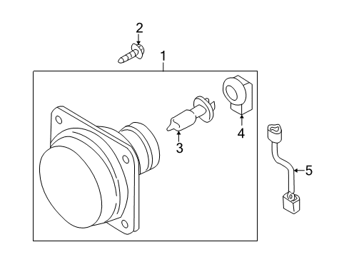 2002 Mazda MPV Fog Lamps Diagram
