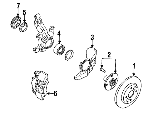 1992 Mazda MX-3 Anti-Lock Brakes Diagram