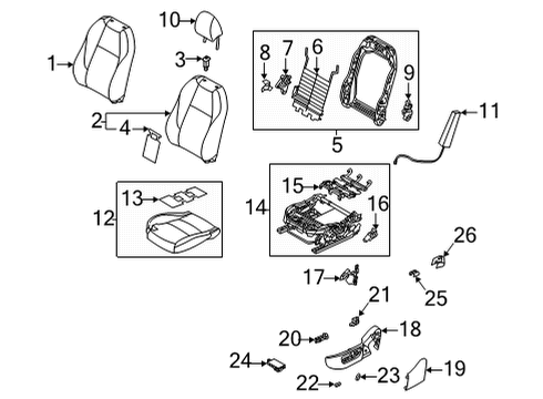 2024 Mazda CX-30 Power Seats Diagram