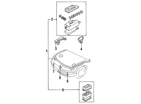 1994 Mazda 929 Horn Diagram