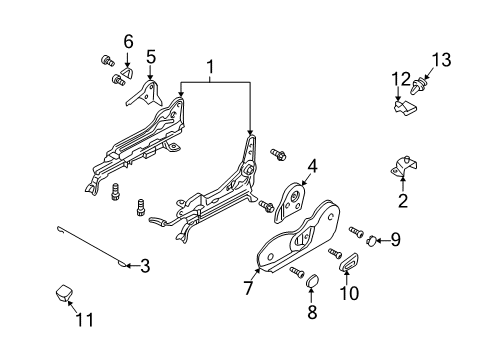 2001 Mazda 626 Tracks & Components
