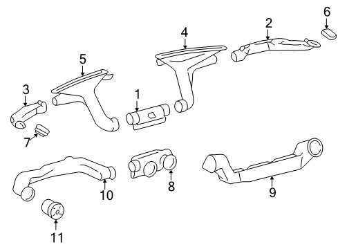 2003 Mazda Miata Ducts Diagram
