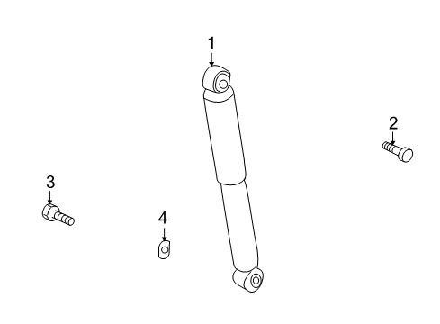 2011 Mazda 6 Shocks & Components Diagram