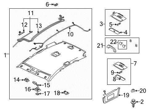 2008 Mazda CX-7 Lens Diagram for L207-51-311