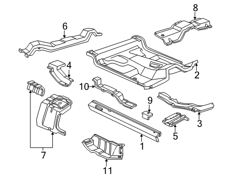 1999 Mazda B3000 Floor Diagram 3