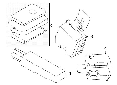 2025 Mazda CX-70 Keyless Entry Components